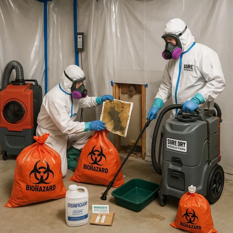 Contaminated Water Handling Protocols process in Grapeland, TX